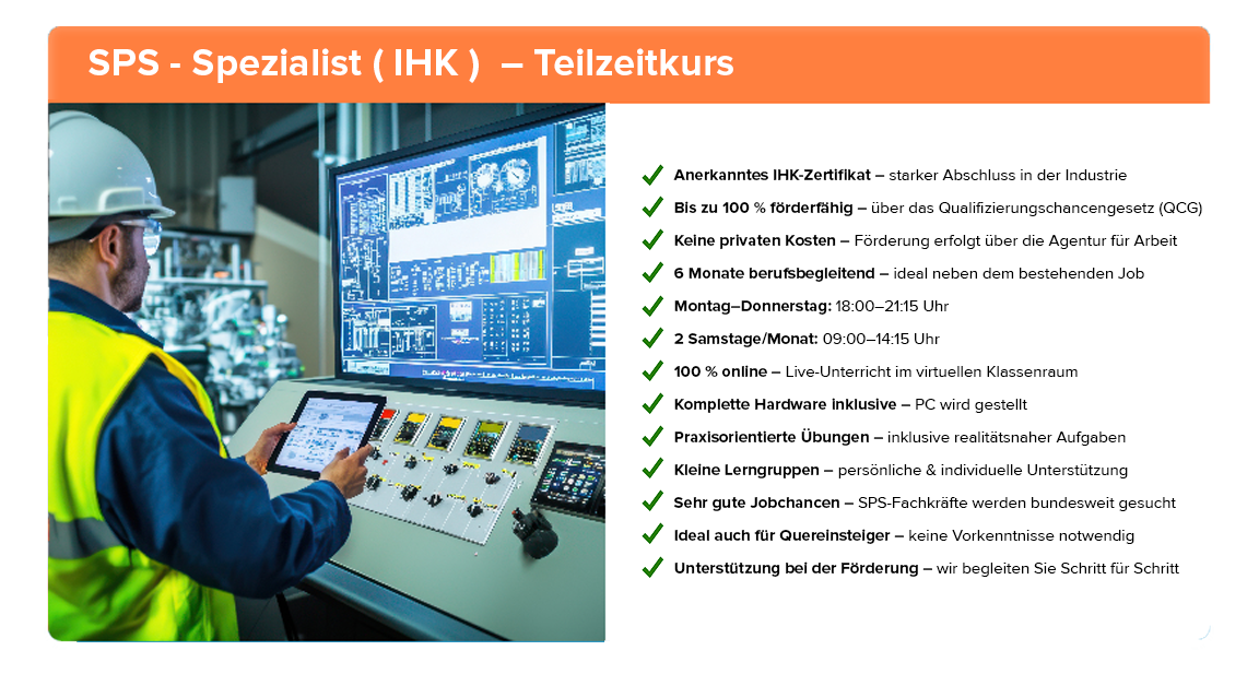 SPS Spezialist (IHK) Teilzeit